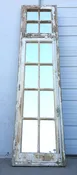 12 Pane Repurposed Rectangle Wood Mirrored Window