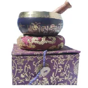 3.5" Purple singing bowl w-Box     SB-039P