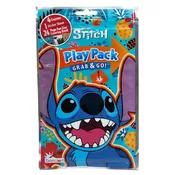PLAY PACK DISNEY STITCH 4CRAYONS, 25STICKERS , 24PG FUN SIZE COLOR BOOK