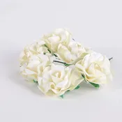 12 Paper Flowers Ivory Paper Flowers (6x12)