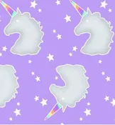 Adorable Unicorn Flannel Print in 100% Cotton — The Broadway Silk Store