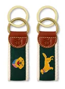 All American Retriever Ribbon Key Fob