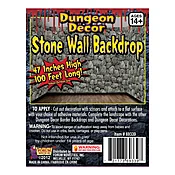 100 Foot Dungeon Stone Wall Backdrop Decoration