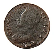 British Halfpence 1745