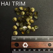 10mm Cone Spike Iron On Studs, K-026