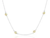 17" Mixed Metal 4mm Simplicity Chain