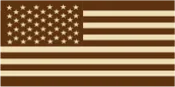 03-U.S. Flag Desert Decal 2VS1100D