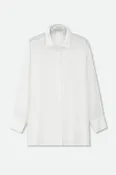 ADRIA SHIRT IN ITALIAN COTTON WHITE WEAVE