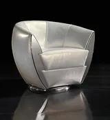 Art Deco Leather Armchair