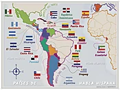 Map of Spanish-Speaking Countries