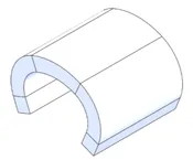 aluminum cable stop ¼”