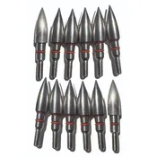 Bullets Field Tips - Stainless Steel Screw-In Field Points (100gr)