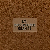 1/4" Decomposed Granite | Jon's Rental