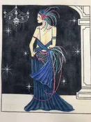 Alice Peterson – Lady in Blue, Standing