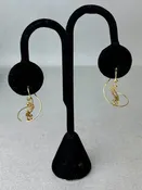 10K Black Hills Gold 1.25" Spiral Earrings (2.5g)