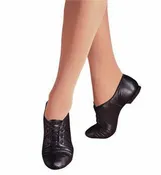 Capezio Split-Sole Lace Up Jazz Shoe - Ladies BLACK
