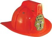 Aeromax Inc Jr. Fire Fighter Red Helmet w/Lights & Siren