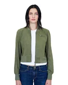 Collins Washed Suede Jacket Sage