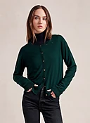 Ben Cardigan in Aqua
