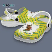 Custom Name Scooby Doo Zigzag Paint Classic Crocs