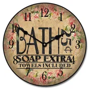 Antique Bath Clock