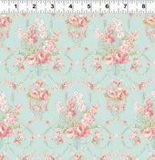 Charlotte Damask - Turquoise
