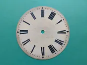 6" Antique Ivory Roman Numeral Clock Dial