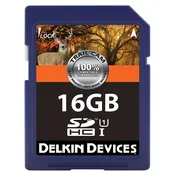 Delkin Devices Trail Cam Memory Card SDHC - 16GB - 1 pk