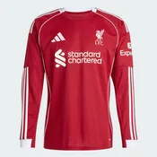 adidas Liverpool FC 25/26 Long Sleeve Home Jersey