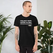 2020 Collect Toys. Listen to Ska. Display Geek - Short-Sleeve Unisex T-Shirt