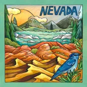 10"x10" Plaque - Nevada
