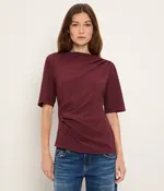 Andrea Asymmetrical Pleat Top