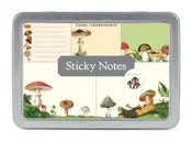 Cavallini & Co. Sticky Notes in a Tin - Mushrooms