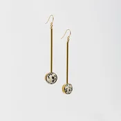 Aberrant Earrings (Dalmation Jasper)