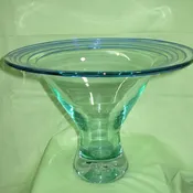 ART GLASS COMPOTE  NEW-G50