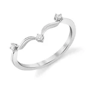 0.06 ctw Diamond Contour Band