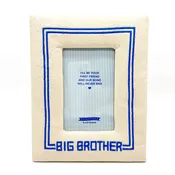 Fabric Covered "Big Brother" Picture Frame