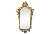 1940s Italian Carved Parcel-gilt Mirror
