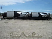 (2) Stationary 100 Ton Almix Silos RAP-14509