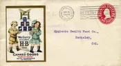 US 1909 2c postal stationery with added Bee Advertising Label