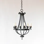 Black Iron Empire Chandelier