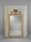 18th Century French Louis XVI Trumeau Mirror