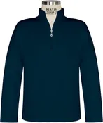 1/4 Zip Mock Neck Microfleece Pullover