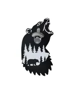 11.5" + 6.5" Bear Board With Bottle Opener DB11410B