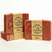 Pomegranate Bliss -All Natural Handmade Vegetable Based Soap