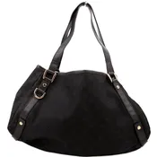 130736 Abbey Canvas Tote Medium Black