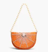 Citrus Couture Embellished Shoulder Bag