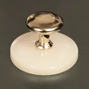Back Silver Collar Stud 4502