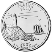 2003-D Maine State Quarter