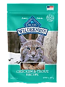 Blue Wilderness Grain Free Moist Chicken &amp; Trout Treats for Cats - 2oz - Whiskers Holistic Petcare